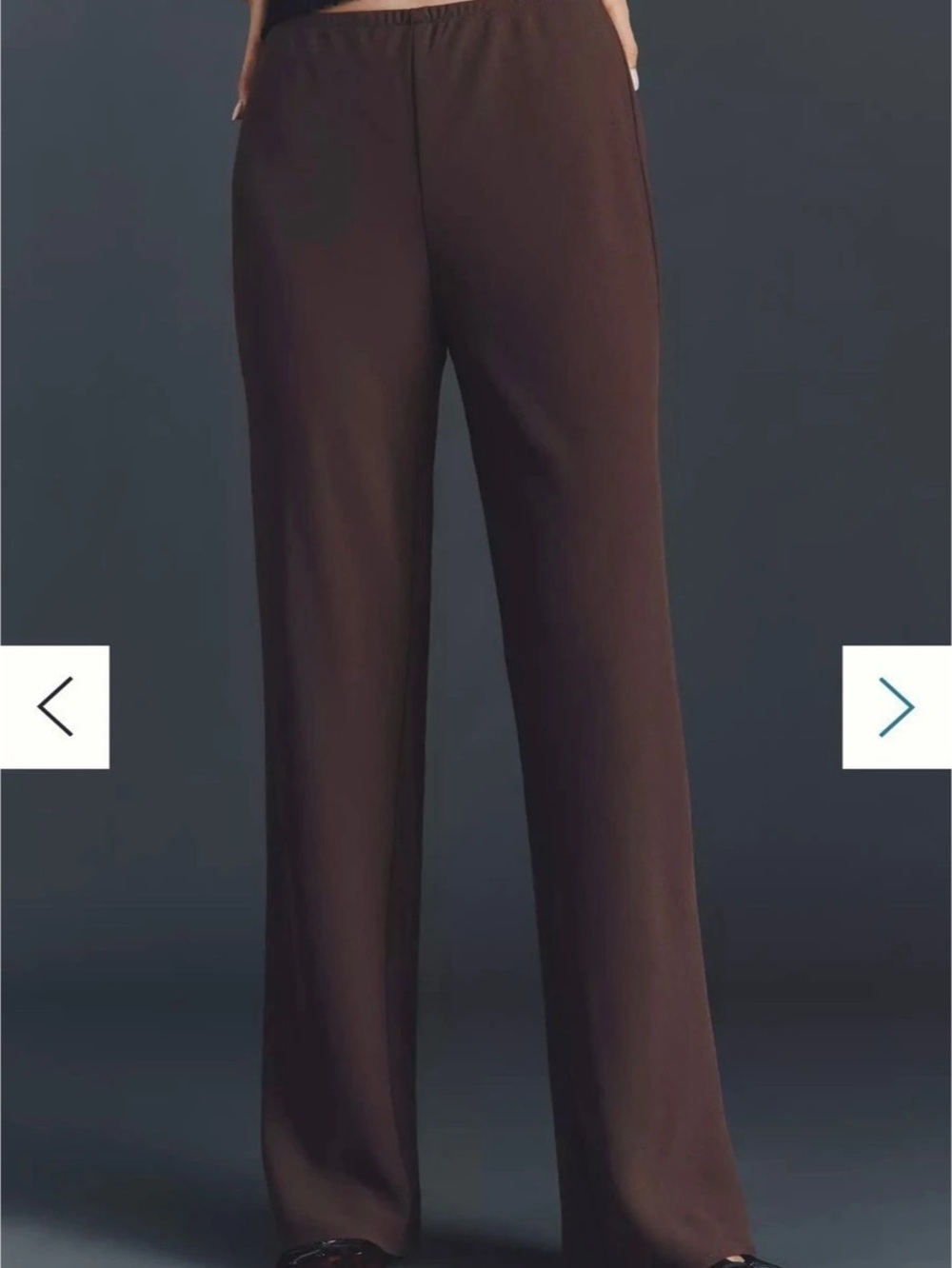 Petites Gale Mid Rise Bias Pants by Reformation - Picture 2 of 2